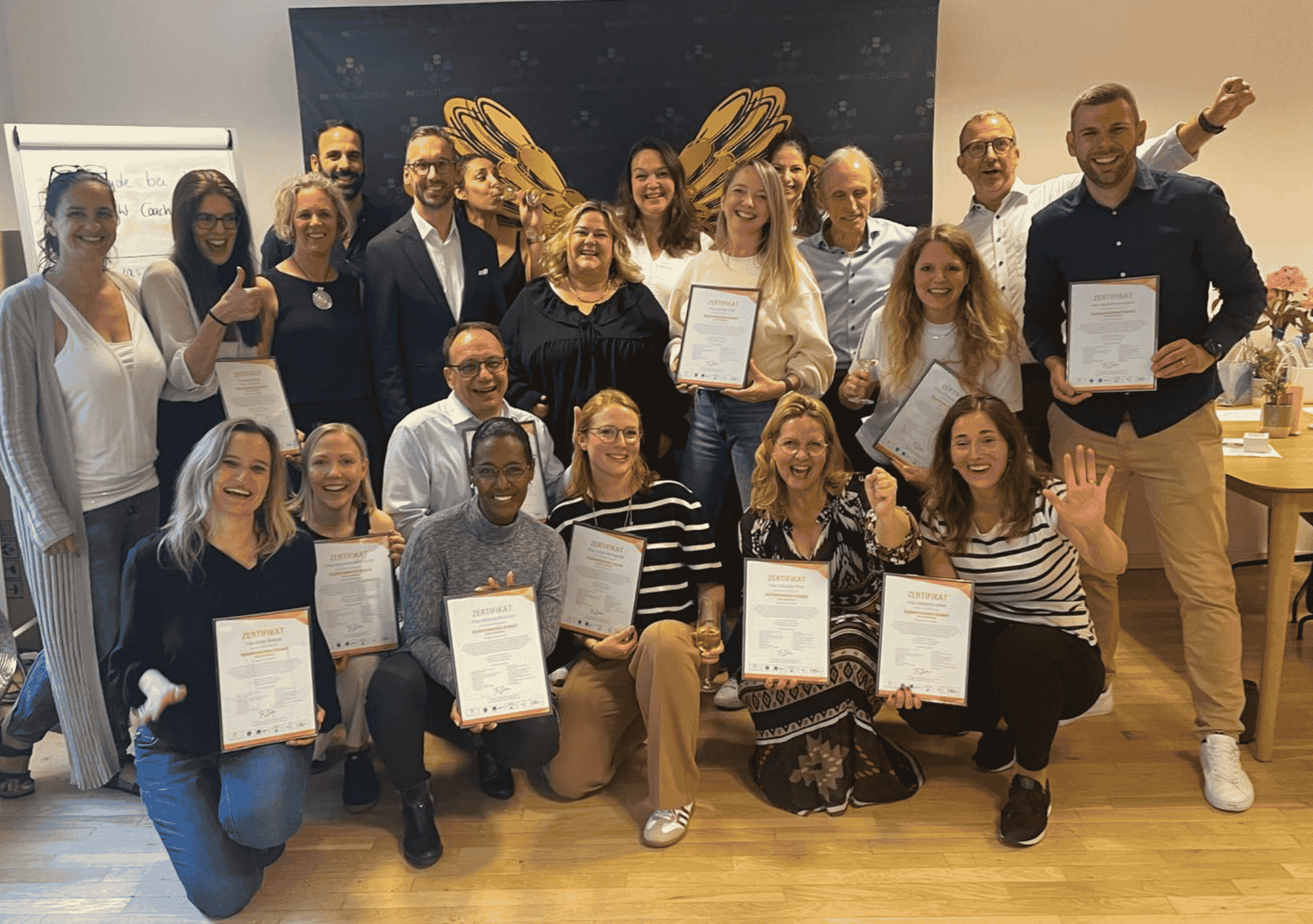 Abschlussfoto Coaching Ausbildung Stuttgart – Durchgang 2024 Oktober